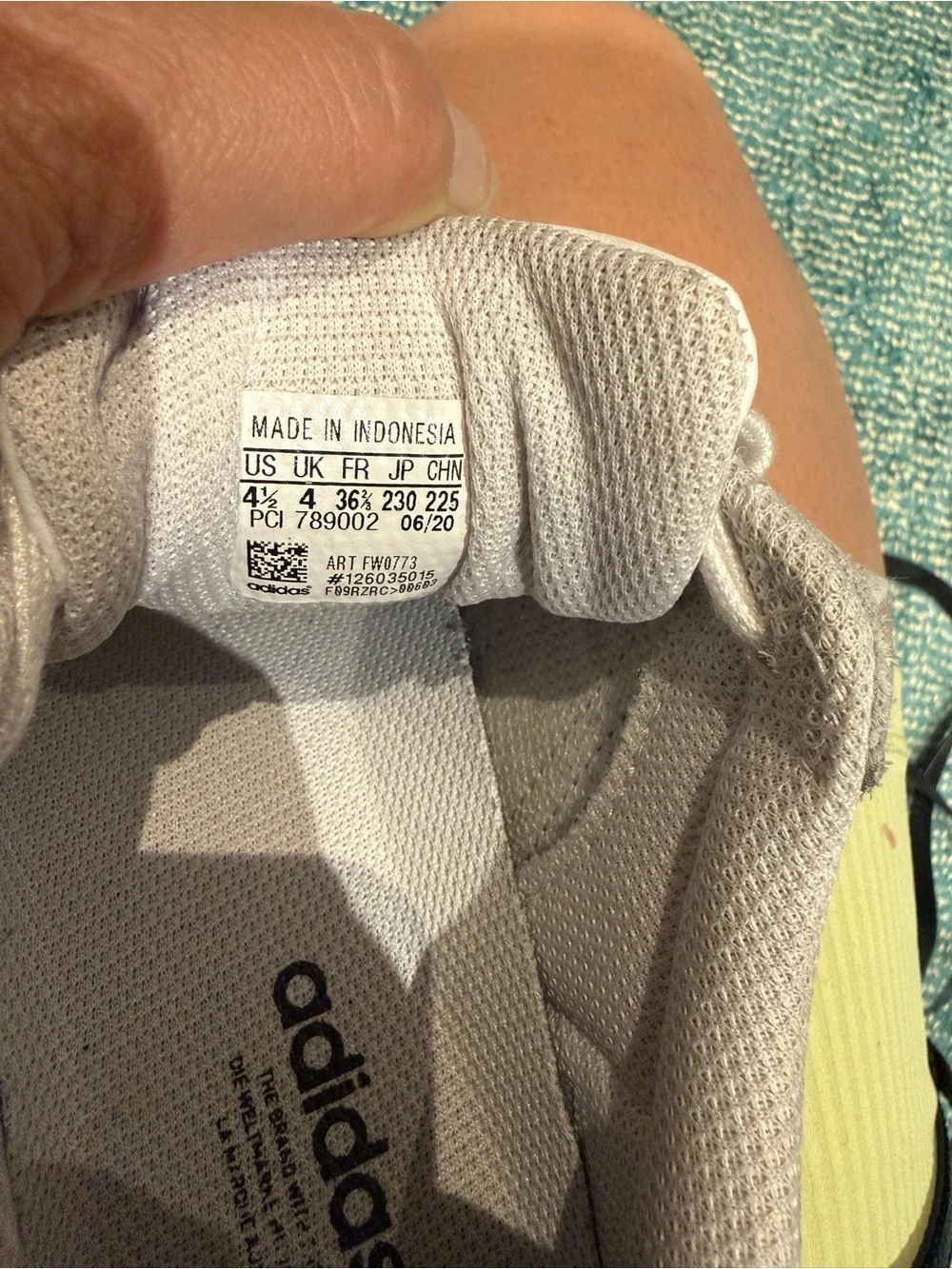 adidas Kids White Sneakers with Pink Stripes